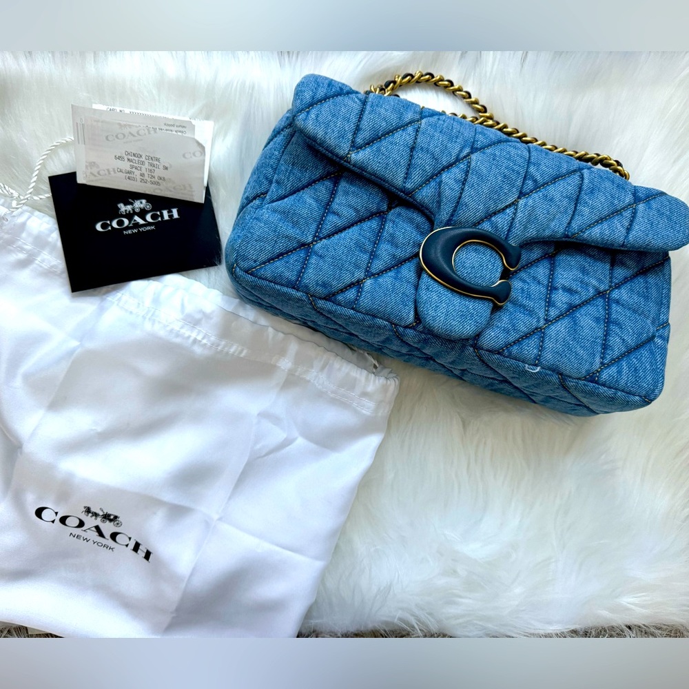 Coach tabby denim 26